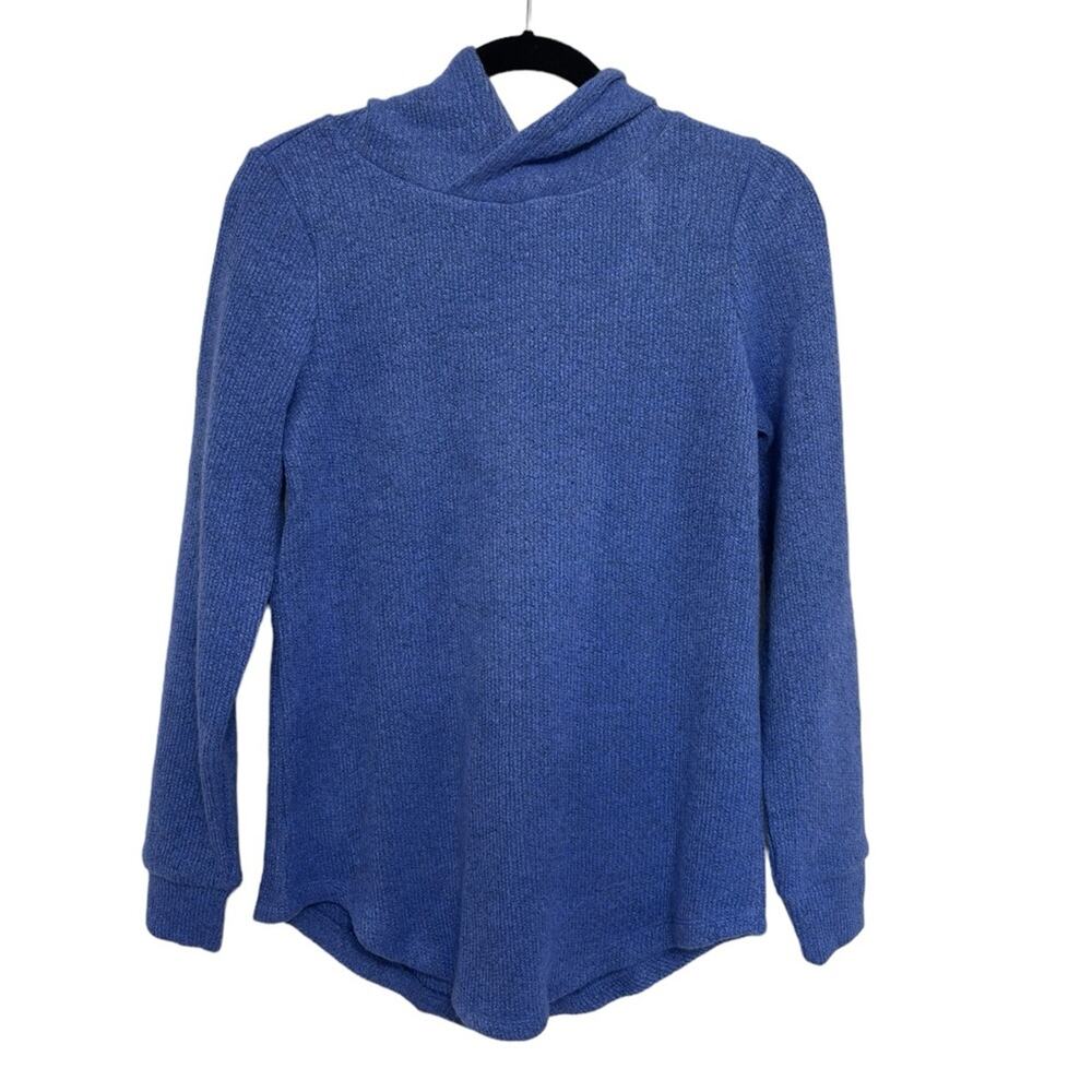 NEW LOFT Hoodie Sweater Top in Purple - Size XS